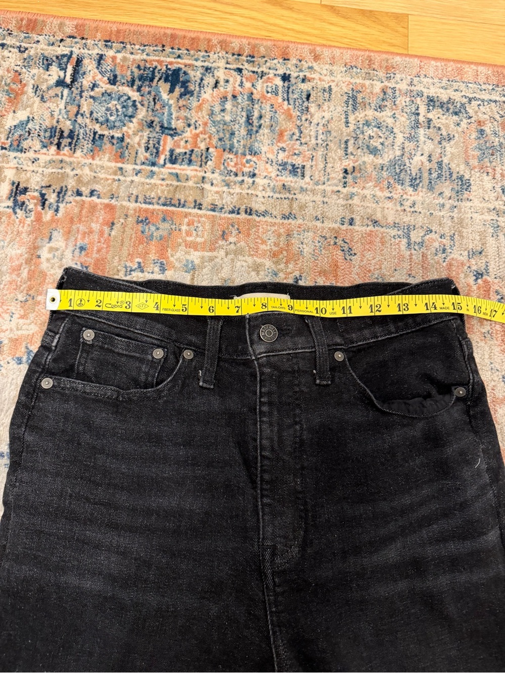 Madewell The Momjean in Black - Picture 9 of 9